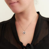 Silver Rose Quartz Necklace