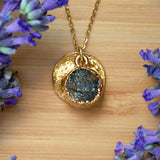 Gold Plate Labradorite Necklace