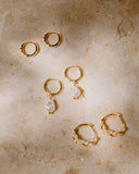 Gold Vermeil Opal Huggies