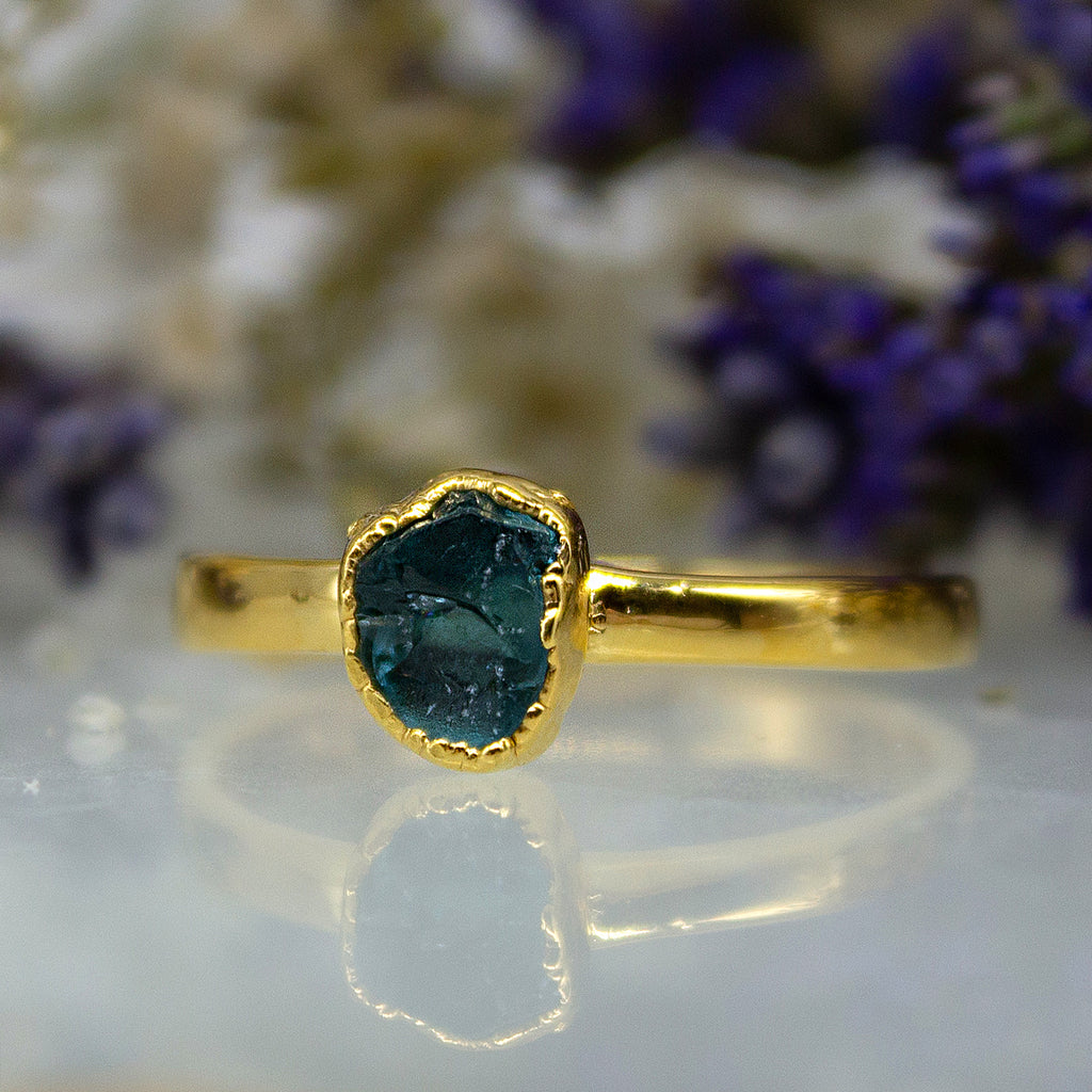 May | Apatite Stacking Ring in Gold Vermeil