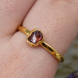 September | Sapphire Stacking Ring in Gold Vermeil