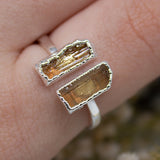 Imperial Topaz Double Ring in Sterling Silver