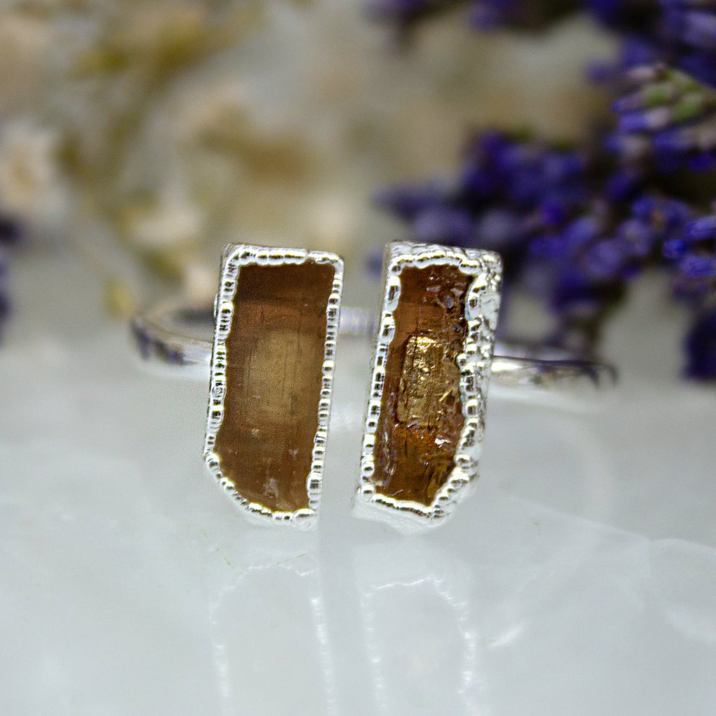 Imperial Topaz Double Ring in Sterling Silver