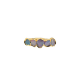 October | Opal Ring in Gold Vermeil