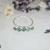 March | Amazonite Ring in Sterling Silver