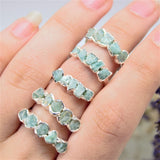 March | Amazonite Ring in Sterling Silver