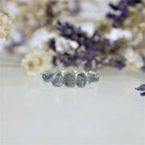 March | Aquamarine Ring in Sterling Silver