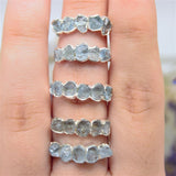 March | Aquamarine Ring in Sterling Silver