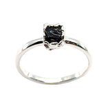September | Blue Sapphire Stacking Ring in Sterling Silver