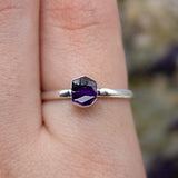 February | Amethyst Stacking Ring in Sterling Silver