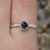 September | Blue Sapphire Stacking Ring in Sterling Silver