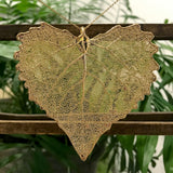 Cottonwood Gold Plate Leaf Pendant