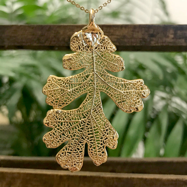 Oak Gold Plate Leaf