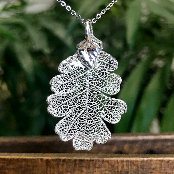 Mini Oak Silver Plate Leaf