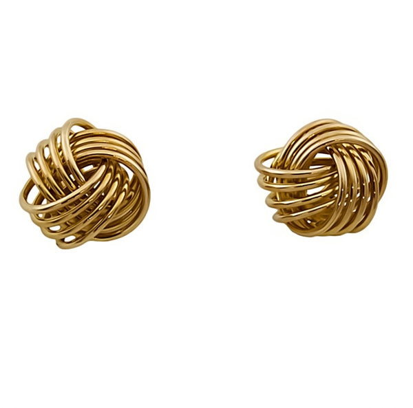 9ct Gold Knot Earrings