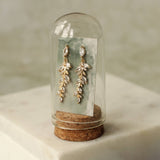 Feather Fern Drop Earrings