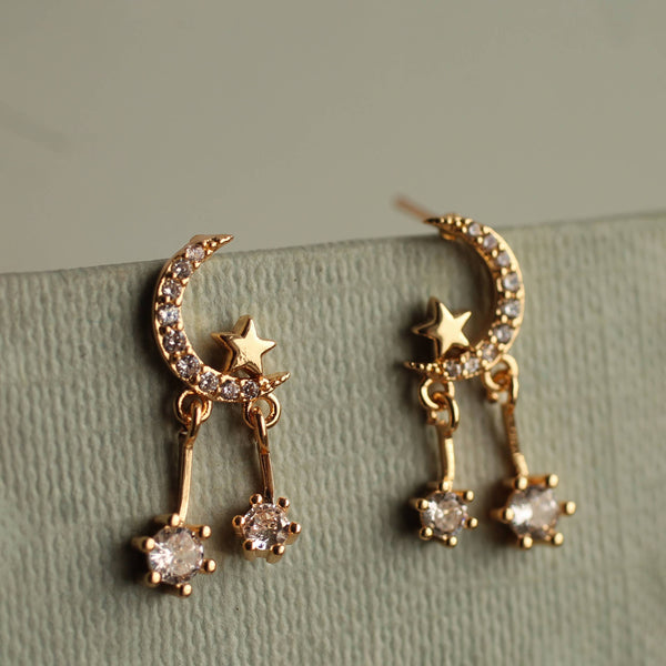 Statement Moon Studs