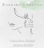 Freshwater Pearl Baton Drop Earrings