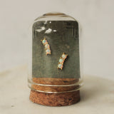Stacked Opal Stud Earrings