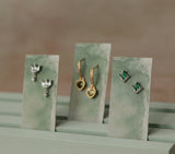 Silver Comet Pearl Studs