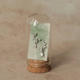 Silver Thorn Stud Earrings