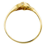 9ct Gold Diamond Ring, Size N