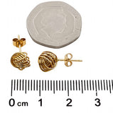 9ct Gold Knot Earrings