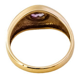 9ct Gold Amethyst Ring Size O
