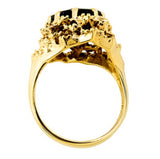 9ct Gold Garnet Ring, Size N