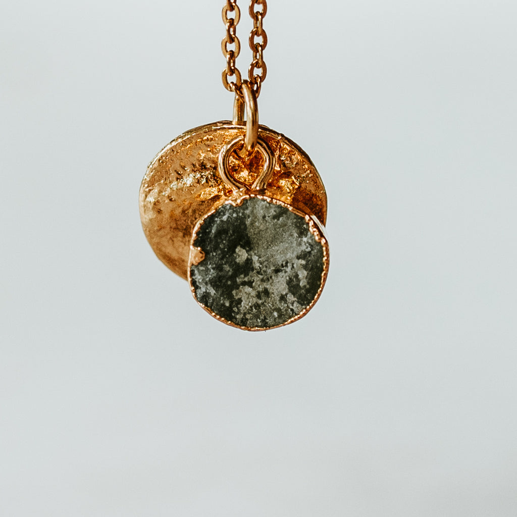 Gold Plate Vasonite Necklace