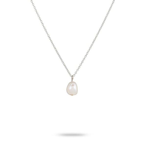 Sterling Silver Pearl Necklace
