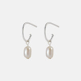 Sterling Silver Pearl Drop Earrings