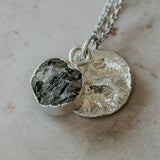 Silver Rutilated Quartz Necklace