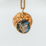 Gold Plate Labradorite Necklace