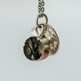 Silver Rutilated Quartz Necklace