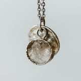 Silver Rose Quartz Necklace