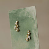 Fairy Wing Tiny Petal Leaf Stud Earrings