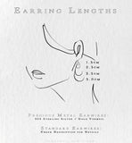 Pearl Snowdrop Earrings in Sterling Silver