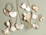 Pearl Snowdrop Earrings in Sterling Silver