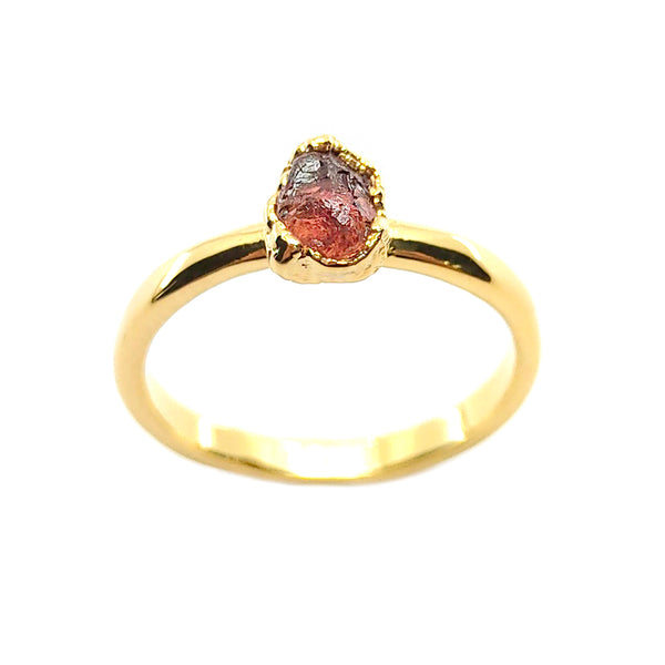 September | Sapphire Stacking Ring in Gold Vermeil