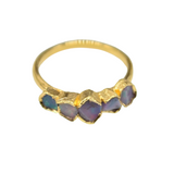 October | Opal Ring in Gold Vermeil