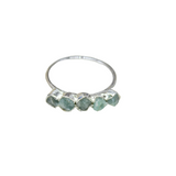 March | Amazonite Ring in Sterling Silver