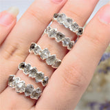 April | Herkimer Diamond Ring in Sterling Silver