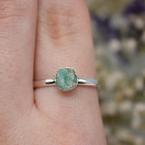 March | Amazonite Stacking Ring in Sterling Silver