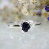 September | Blue Sapphire Stacking Ring in Sterling Silver