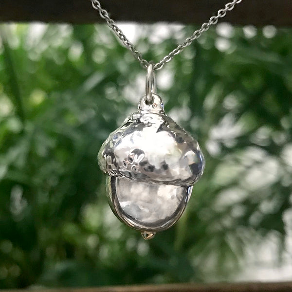 Mini Acorn Silver Plate