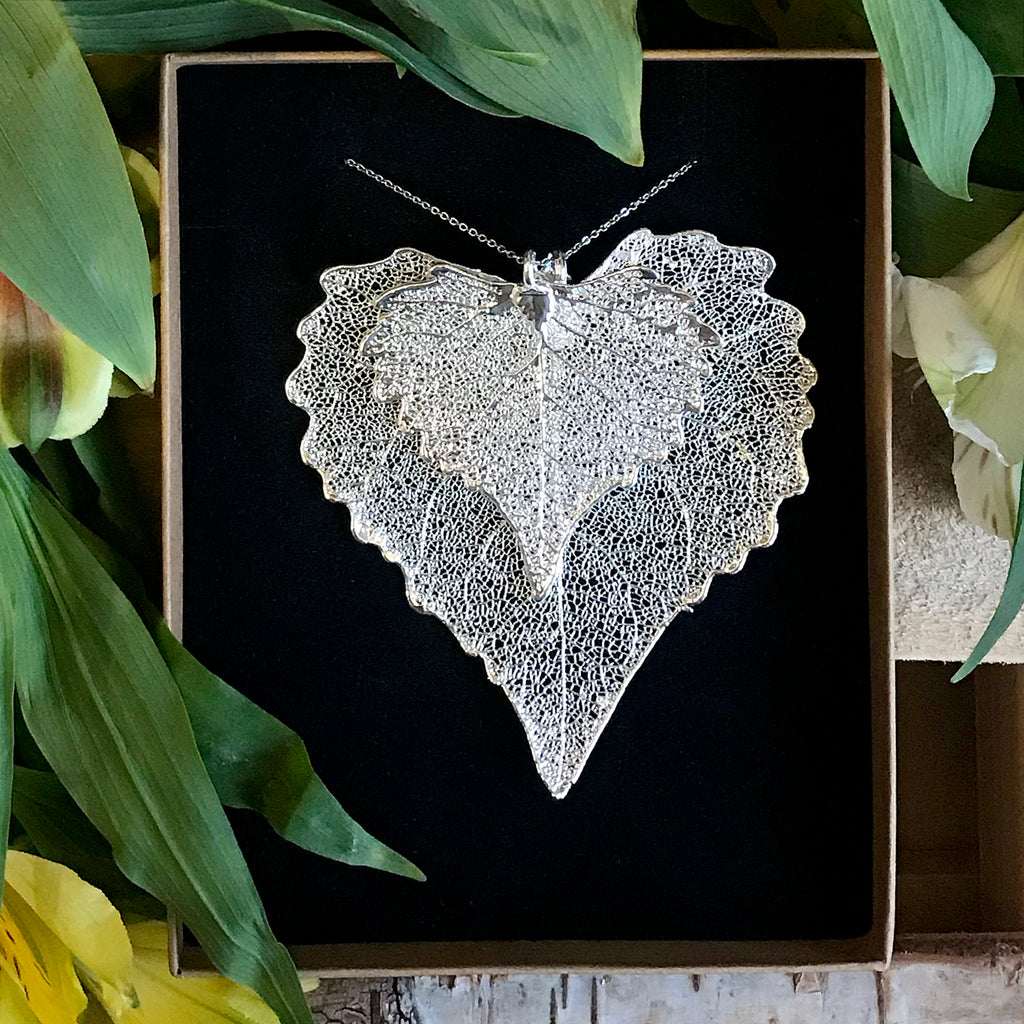 Cottonwood Silver Plate Leaf Duo