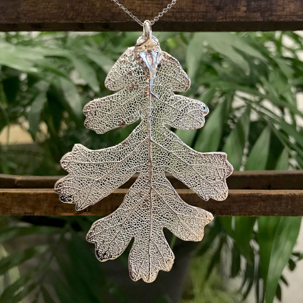 Oak Silver Plate Leaf